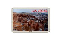 Blechschild Reise 18x12cm Las Vegas USA Bryce Canyon Dekoration
