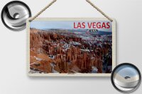 Blechschild Reise 18x12cm Las Vegas USA Bryce Canyon Dekoration