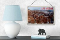 Blechschild Reise 18x12cm Las Vegas USA Bryce Canyon Dekoration
