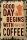 Blechschild Retro 20x30cm Kaffee good day begins Coffee