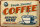 Blechschild Kaffee 30x20cm Retro fresh brewed Coffee