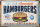 Blechschild Retro 30x20cm hamburgers best in town
