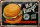 Blechschild Retro 30x20cm hot burgers best in town