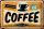 Blechschild Retro 30x20cm Kaffee hot fresh Coffee