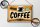 Blechschild Retro 30x20cm Kaffee hot fresh Coffee