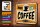Blechschild Retro 30x20cm Kaffee hot fresh Coffee
