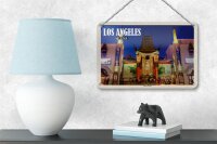 Blechschild Reise 18x12cm Los Angeles USA Chinese Theatre Deo Schild