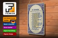 Blechschild Alkohol 20x30cm Bier besser als Frauen Schild