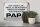 Blechschild Spruch 30x20cm versuche mich zu benehmen Papa