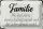 Blechschild Spruch 30x20cm Familie wo Leben Anfang nimmt
