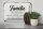 Blechschild Spruch 30x20cm Familie wo Leben Anfang nimmt