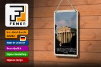 Blechschild Reise 12x18cm Washington DC USA US Supreme Court Deko