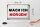 Blechschild Spruch 30x20cm mache ich morgen Retro