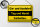 Blechschild Hinweis 30x20cm Ausfahrt Tag Nacht freihalten