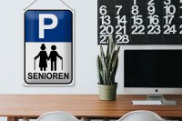 Blechschild Parken 20x30cm Parkplatz Senioren