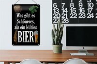 Blechschild Spruch 20x30cm was schöneres als kühles Bier