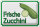 Blechschild Hinweis 30x20cm frische Zucchini Hofladen