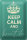 Blechschild Spruch 20x30cm Keep Calm and breath