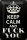 Blechschild Spruch 20x30cm Keep Calm and fuck you