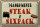 Blechschild Spruch 30x20cm 7 Gänge Menü Steak Sixpack Grill