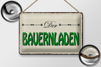 Blechschild Hinweis 30x20cm Bauernladen Hofladen Verkauf