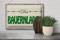 Blechschild Hinweis 30x20cm Bauernladen Hofladen Verkauf
