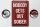 Blechschild Spruch 20x30cm nobody gets out sober