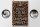 Blechschild Spruch 20x30cm Keep Calm love leopard print