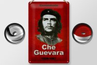 Blechschild Retro 20x30cm Comandant Che Guevara 1928-1967