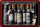 Blechschild Kunst 30x20cm Stillleben alte Rotweinflaschen