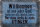 Blechschild Spruch 30x20cm Willkommen ist uns jeder Gast