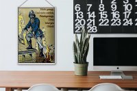 Blechschild Retro 20x30cm Feuerwehrmann nicht gezagt und