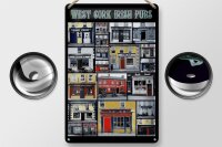 Blechschild Alkohol 20x30cm West Cork irish pubs