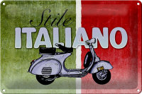 Blechschild Mofa 30x20cm Stile Italiano Italien Scooter