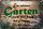 Blechschild Spruch 30x20cm schöner Garten wischt den Staub