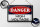 Blechschild Hinweis 30x20cm Danger high voltage