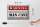 Blechschild Spruch 30x20cm Warning man cave enter at your weiß