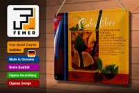 Blechschild Spruch 30x20cm Cuba Libre Rezept Rum Havanna