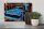 Blechschild Spruch 30x20cm Cuba Auto blauer Oldtimer