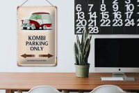 Blechschild Spruch 20x30cm Kombi Parking only Auto