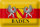 Blechschild Flagge 30x20cm Baden Wappen Wanddeko