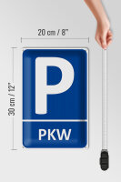 Blechschild Parken 20x30cm PKW Parkplatz Wanddeko