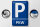 Blechschild Parken 20x30cm PKW Parkplatz Wanddeko