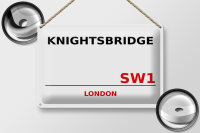 Blechschild London 30x20cm Knightsbridge SW1