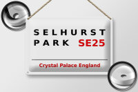 Blechschild London 30x20cm England Selhurst Park SE25