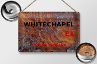 Blechschild London 30x20cm England Whitechapel E1