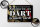 Blechschild Spruch 30x20cm Zuhause wo Dart gespielt wird