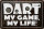 Blechschild Spruch 30x20cm DART my Game my life
