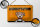 Blechschild Hinweis 18x12cm Hundestation (orange)