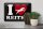 Blechschild Spruch 30x20cm Pferde i love reiten Herz
